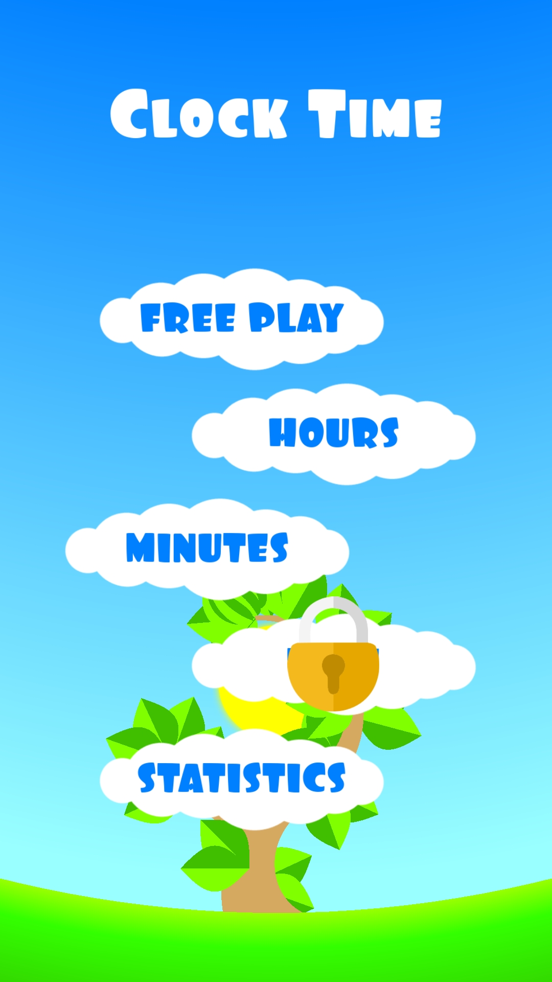 Clock Time main menu